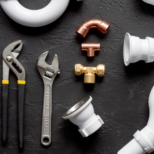 a variety of plumbing tools