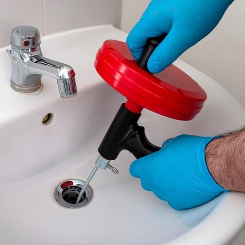 Plumber provides drain clearing.